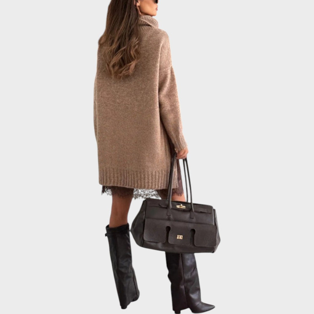 Alba Knit Sweater & Slip Dress Set