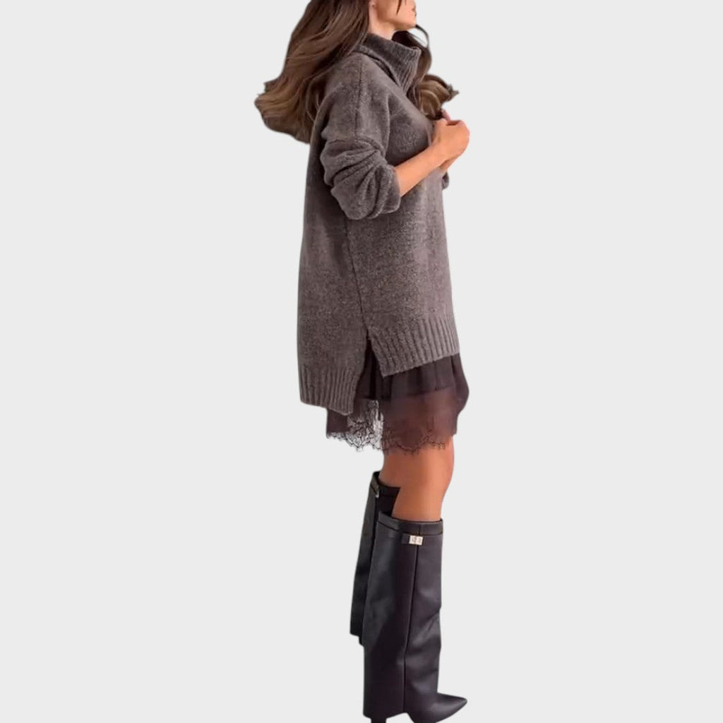 Alba Knit Sweater & Slip Dress Set