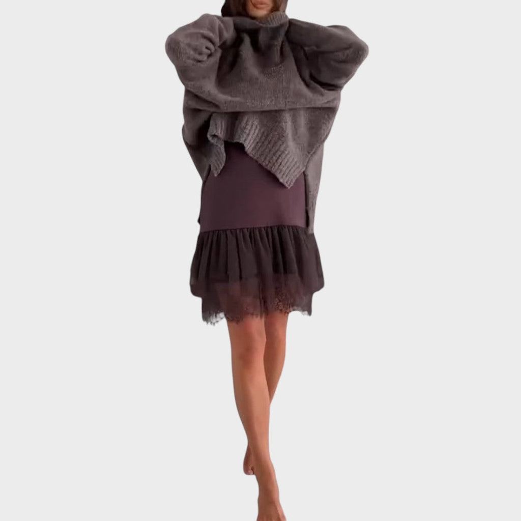 Alba Knit Sweater & Slip Dress Set