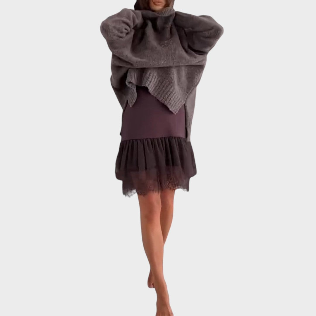 Alba Knit Sweater & Slip Dress Set