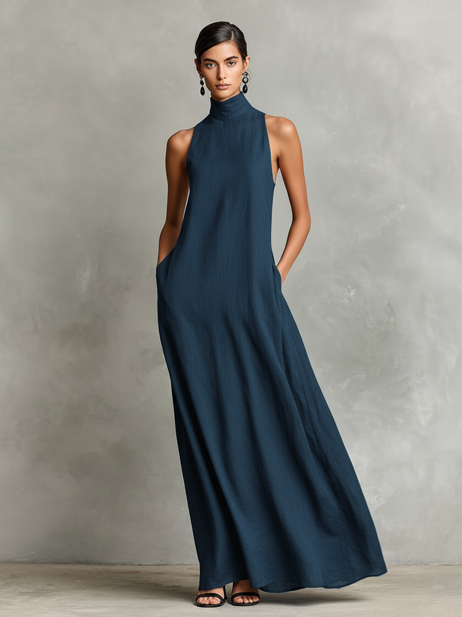 Imeria Halter Maxi Dress