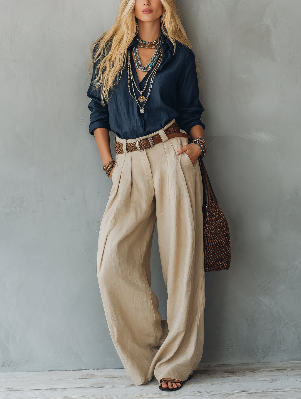 Aitana Belted Tailored Trouser Set