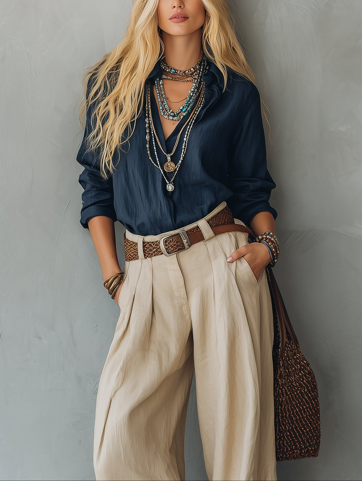 Aitana Belted Tailored Trouser Set
