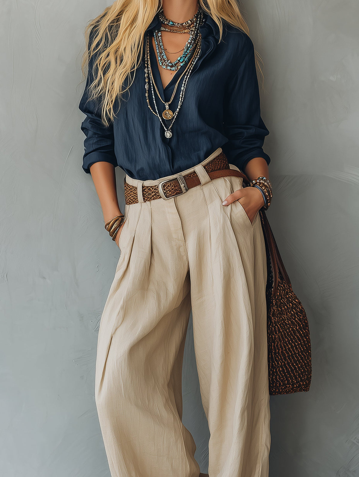Aitana Belted Tailored Trouser Set