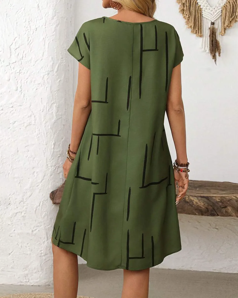 Ainee Printed Summer Dress