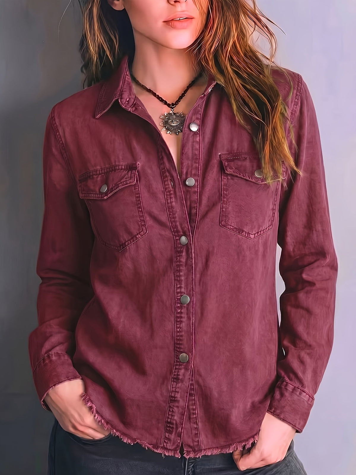 Blazka Button-Front Pocket Shirt