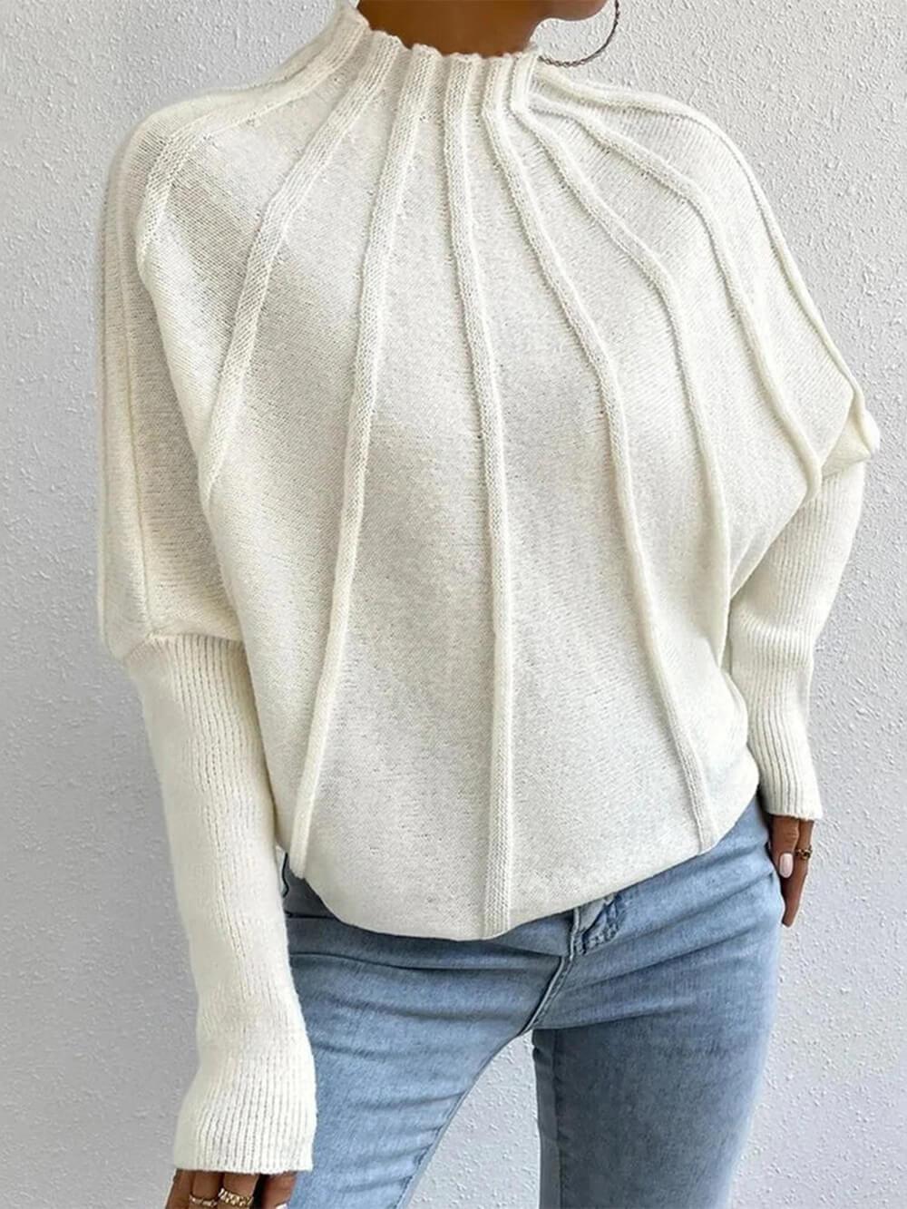 Simone Relaxed Dolman-Sleeve Sweater