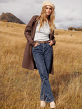 Noa Lapel Longline Coatigan