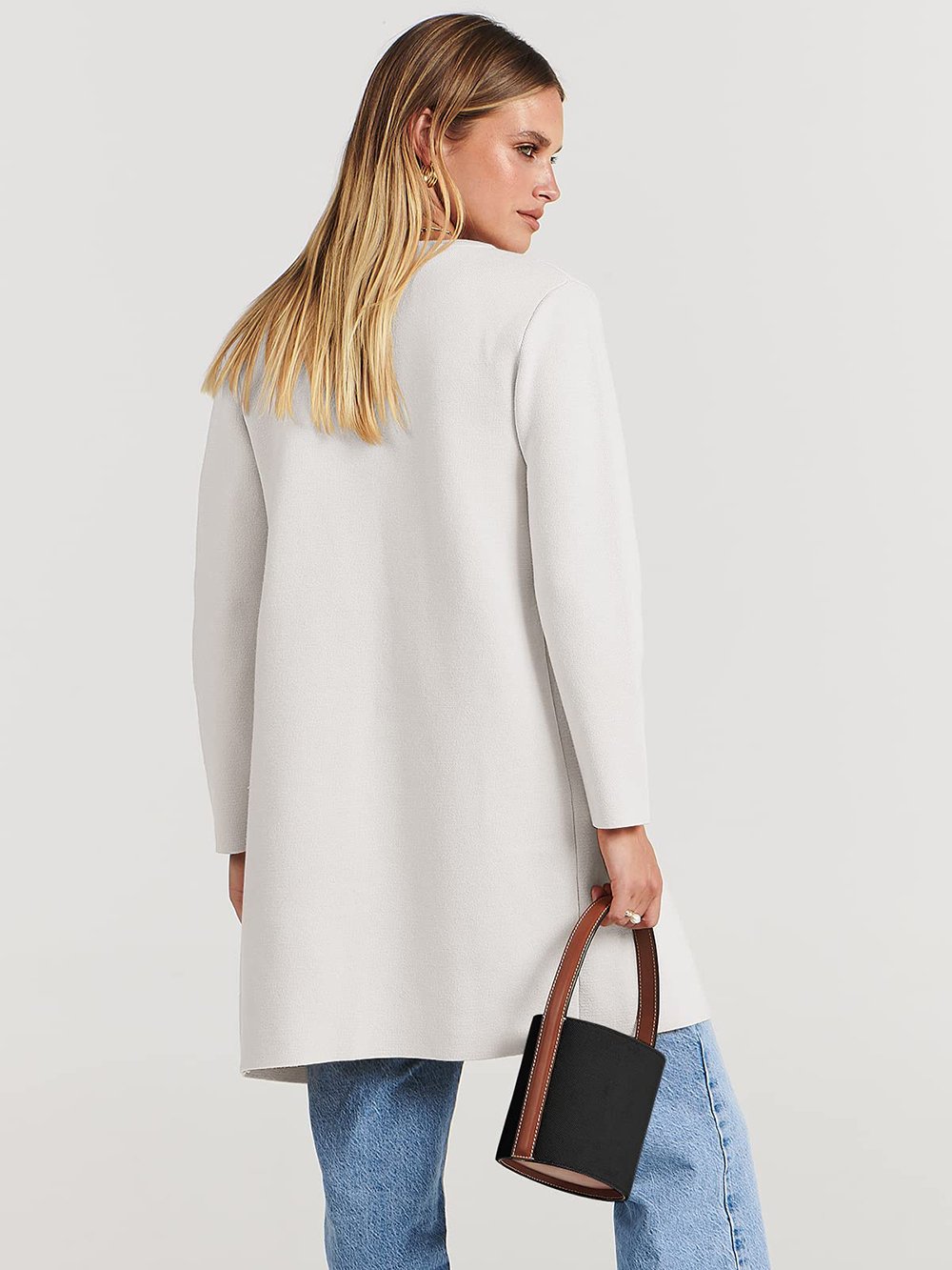 Noa Lapel Longline Coatigan