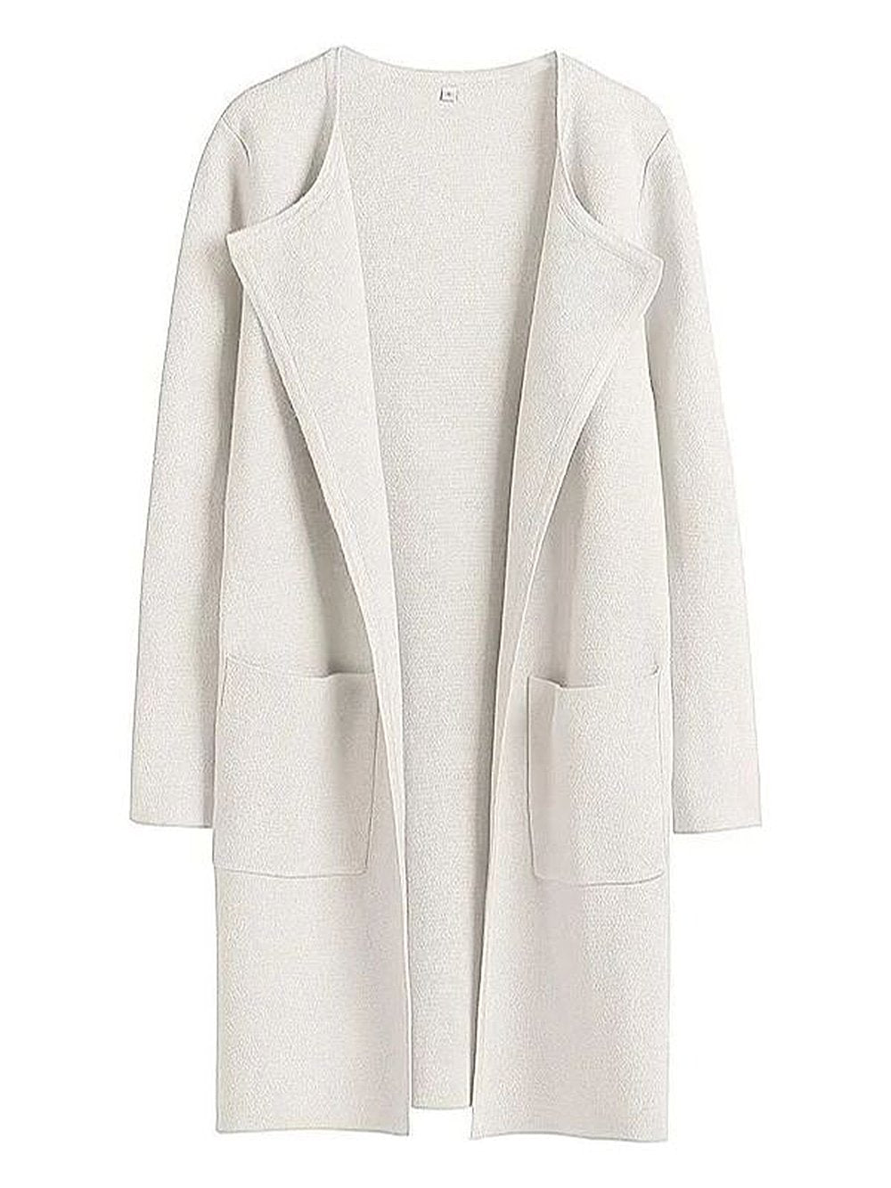 Noa Lapel Longline Coatigan