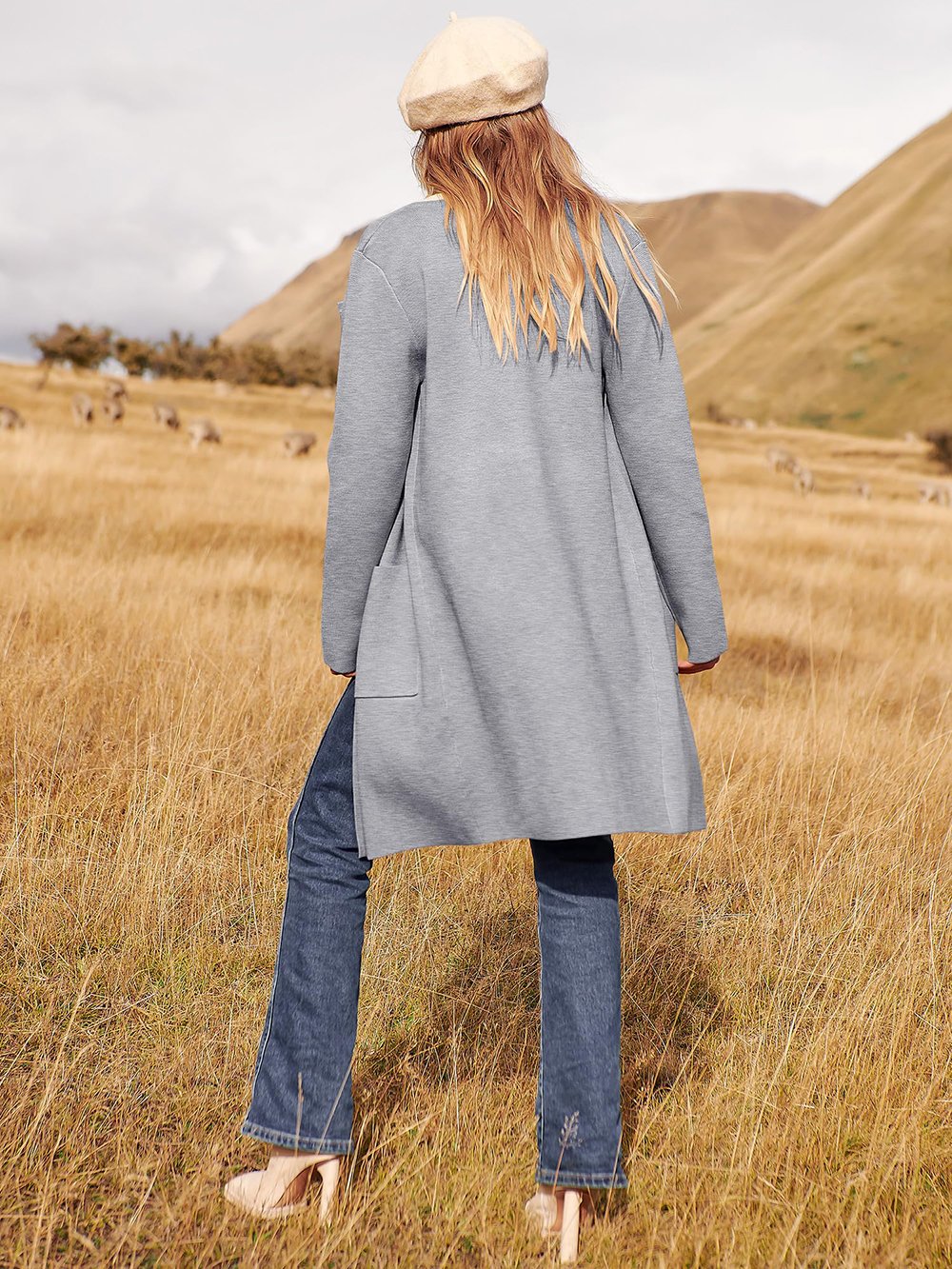 Noa Lapel Longline Coatigan