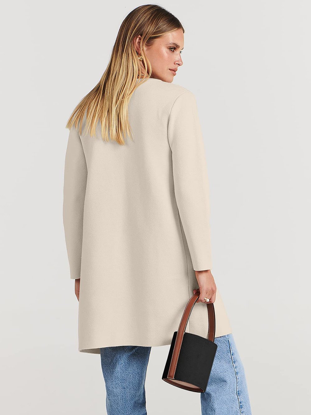 Noa Lapel Longline Coatigan