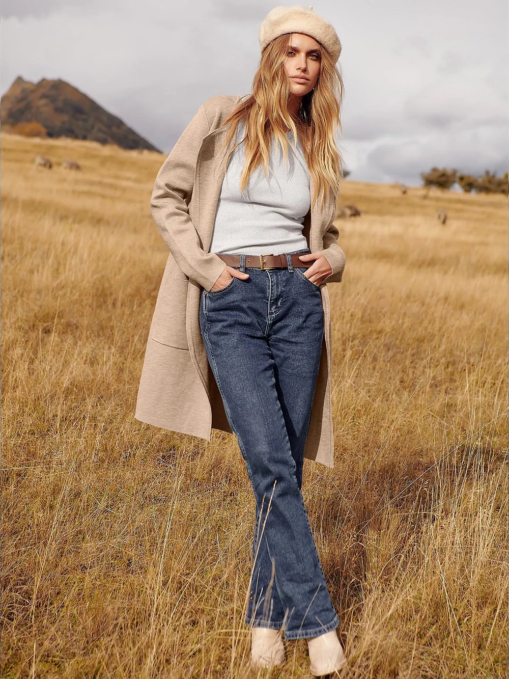 Noa Lapel Longline Coatigan