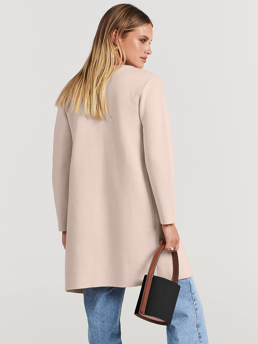 Noa Lapel Longline Coatigan