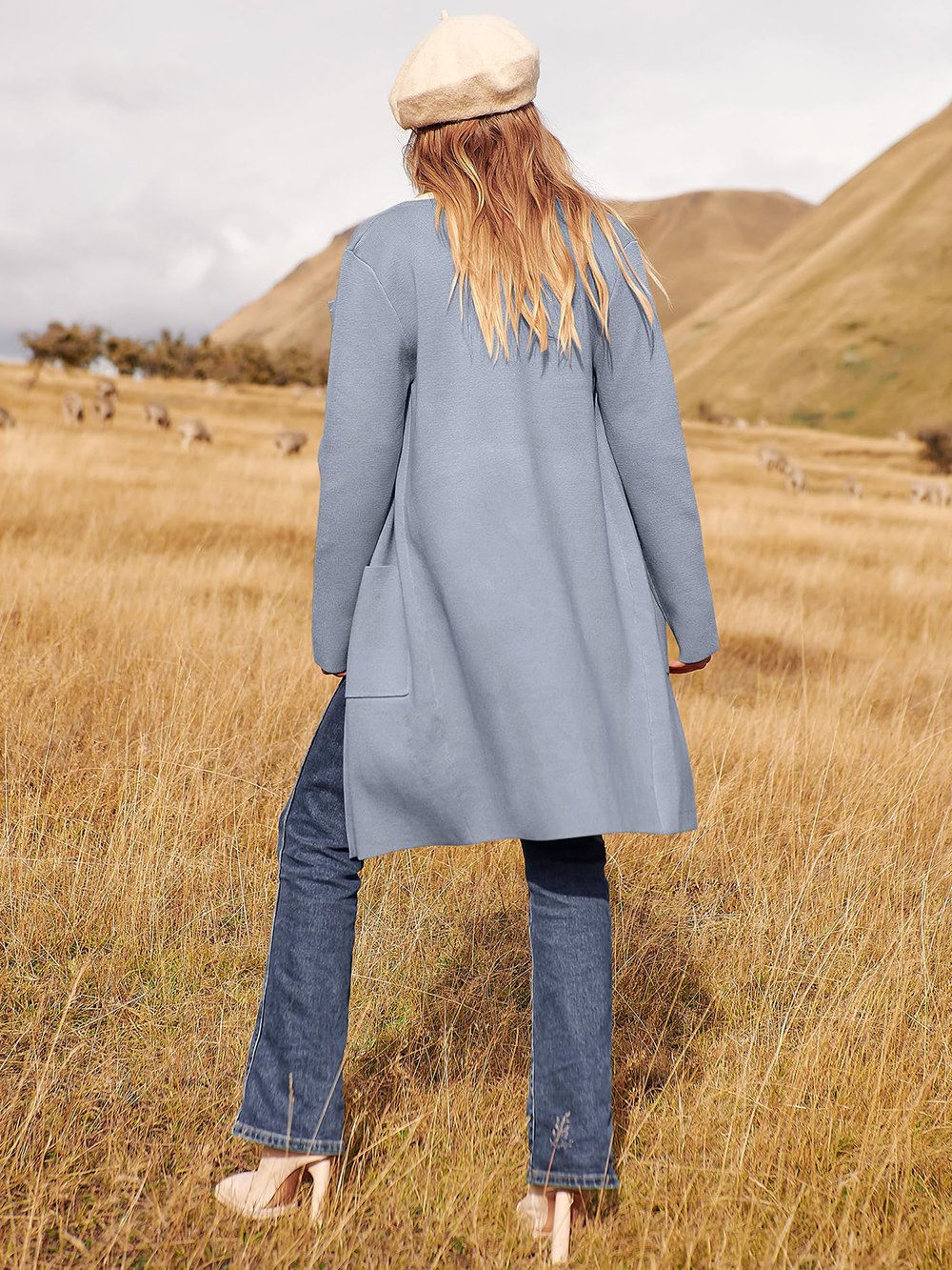 Noa Lapel Longline Coatigan