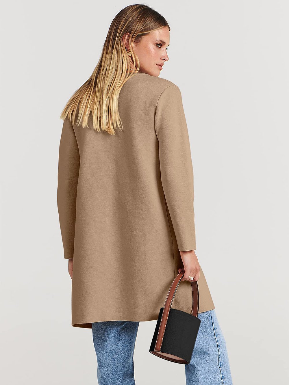 Noa Lapel Longline Coatigan