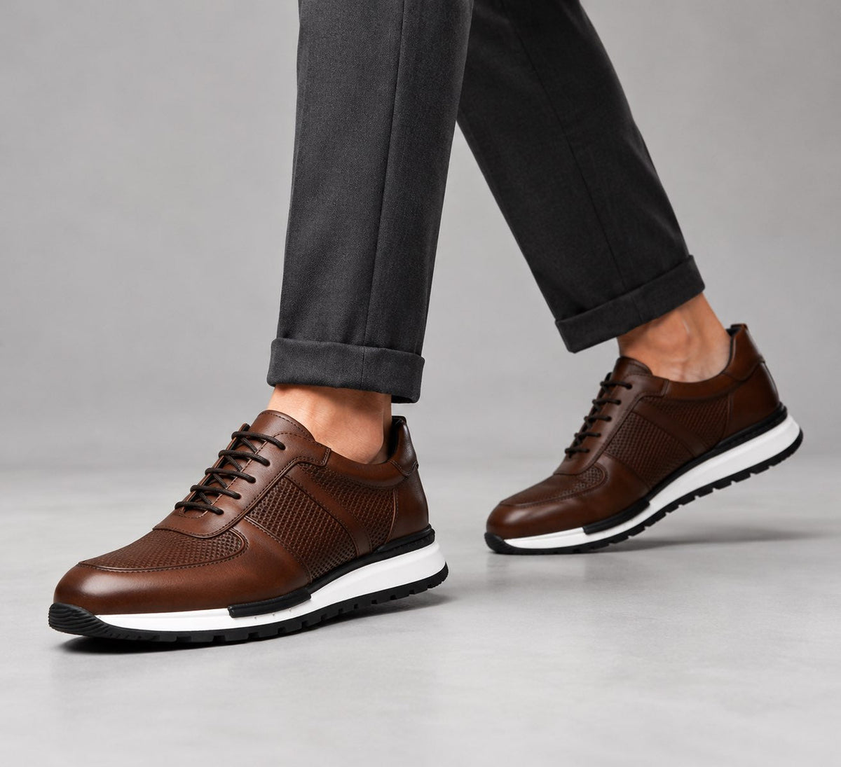 Daniel Refined Leather Sneakers