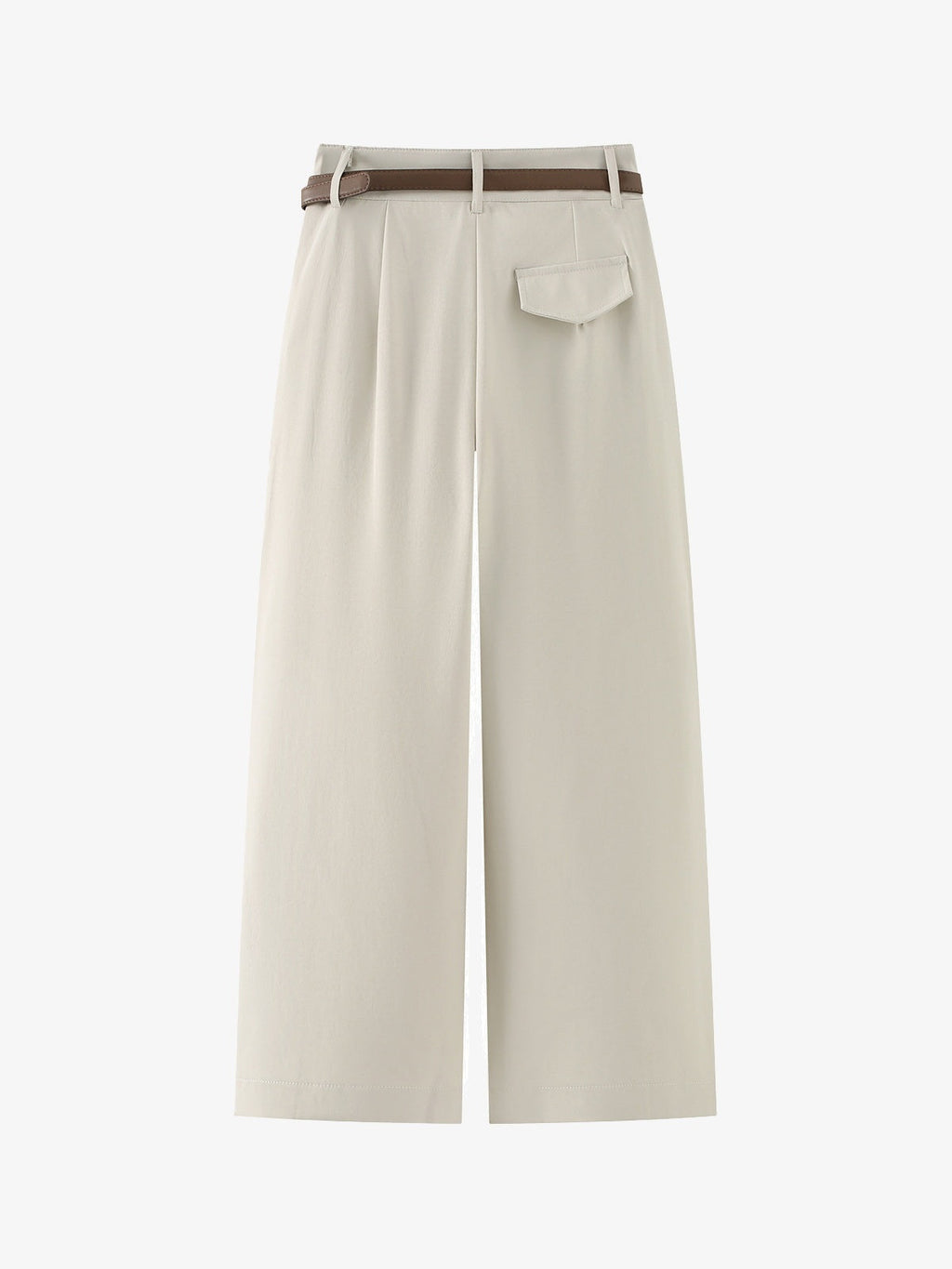 Livia Belted Straight-Leg Trousers