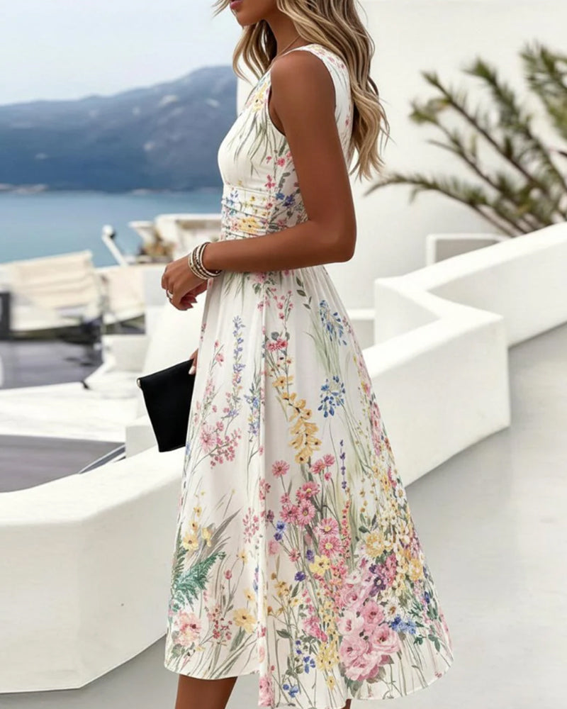 Cristine Floral Sleeveless Dress