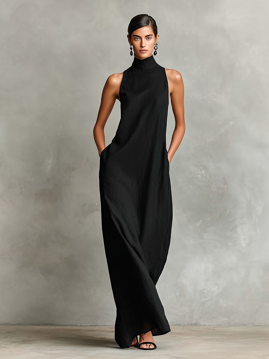 Imeria Halter Maxi Dress