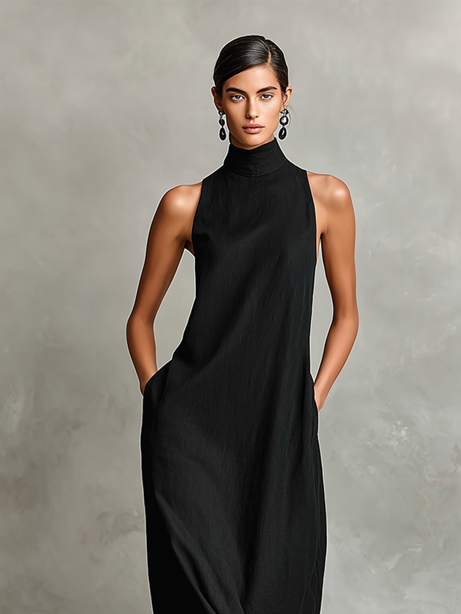 Imeria Halter Maxi Dress