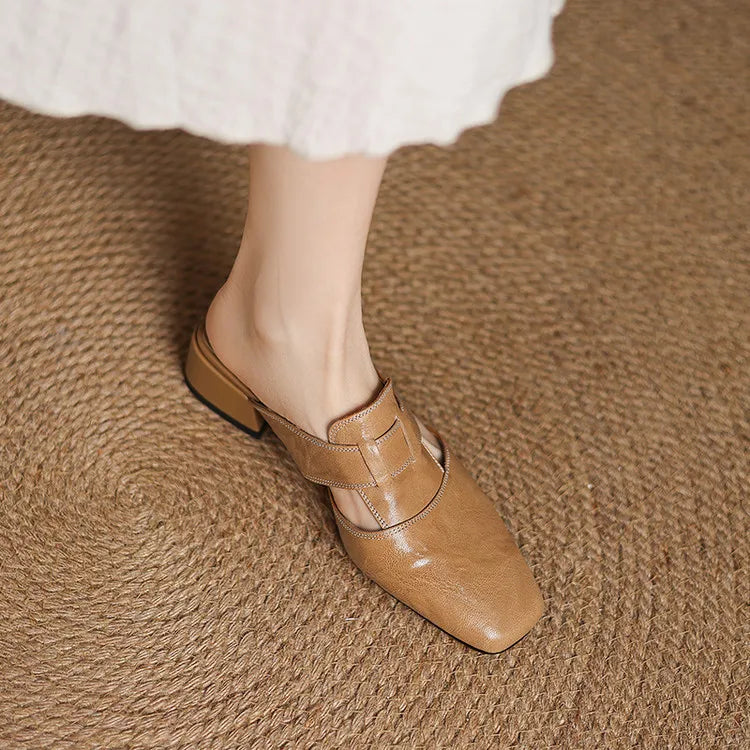 Sierra Genuine Leather Mules