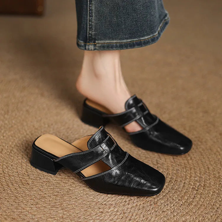 Sierra Genuine Leather Mules