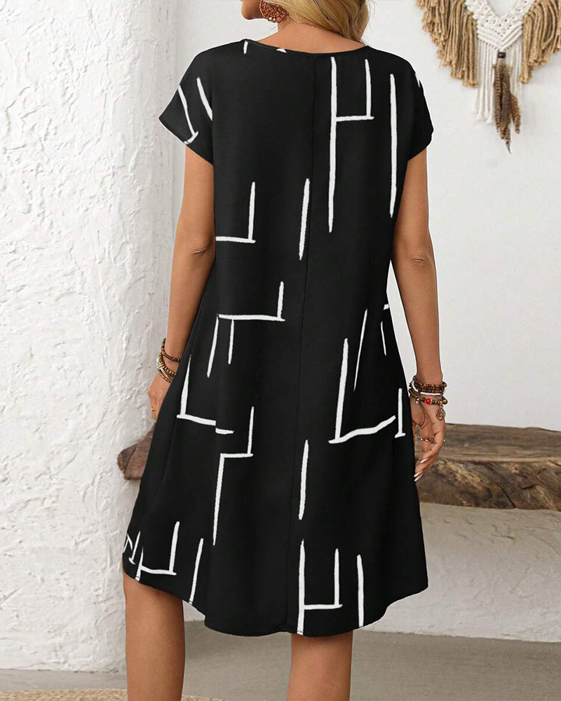 Ainee Printed Summer Dress