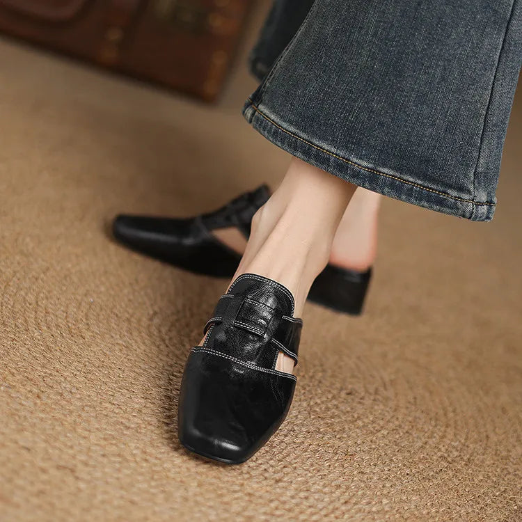 Sierra Genuine Leather Mules