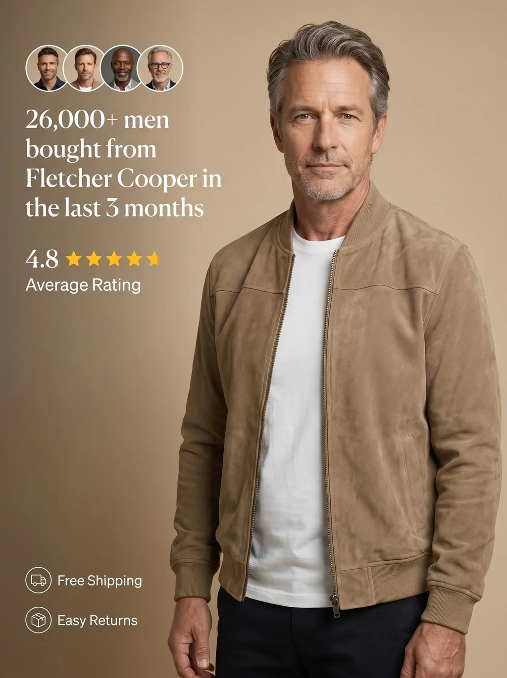 Callum Premium Suede Jacket