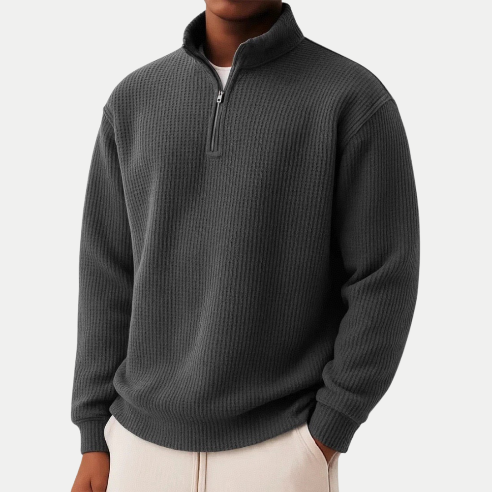 Dario Everyday Zip-Front Pullover