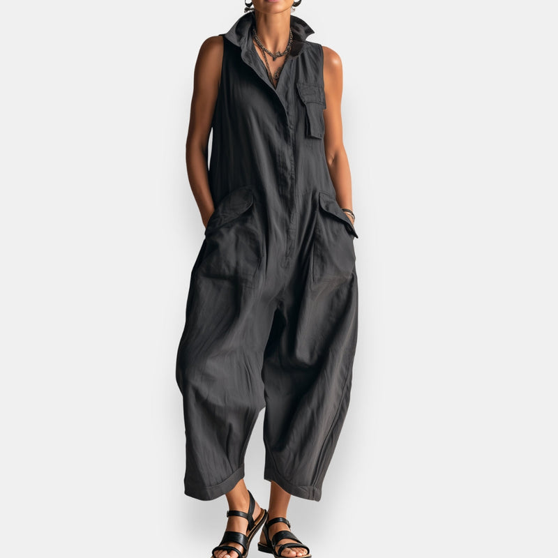 Garvin Sleeveless Oversized Jumpsuit