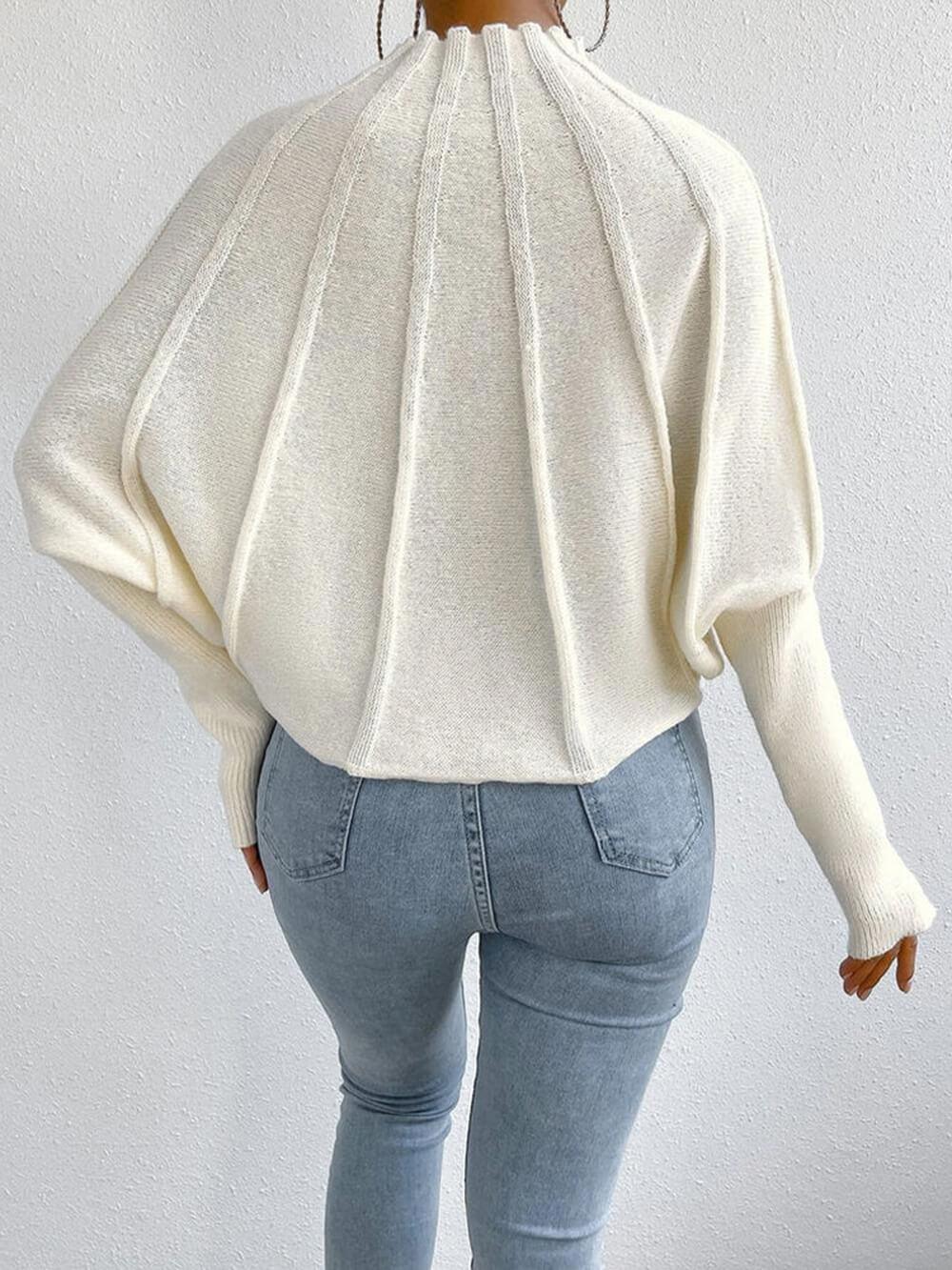 Simone Relaxed Dolman-Sleeve Sweater