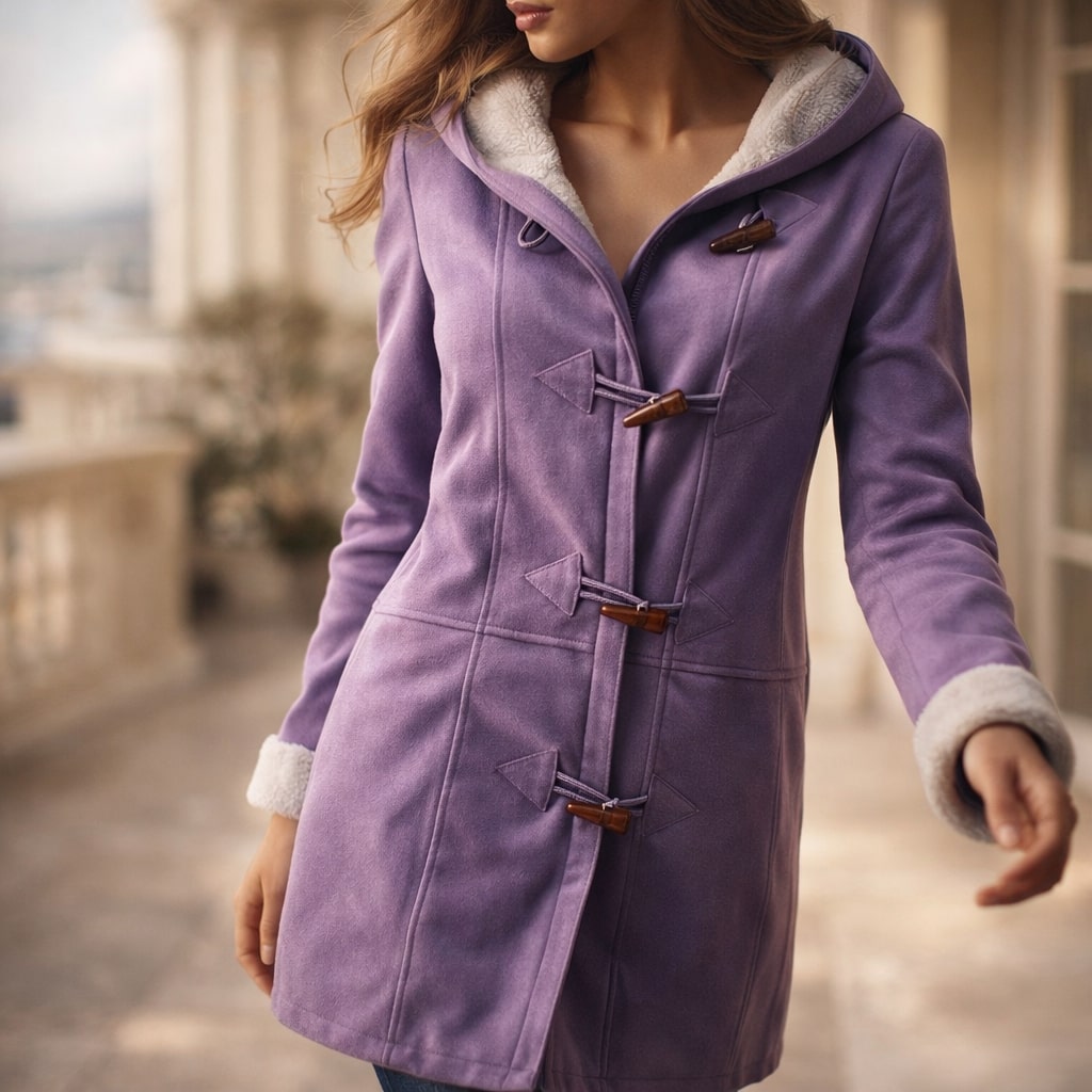 Clara Cotton Hooded Toggle Coat