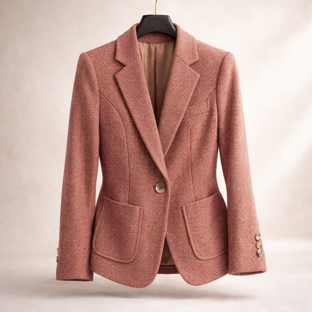 Chiara Tailored Tweed Blazer