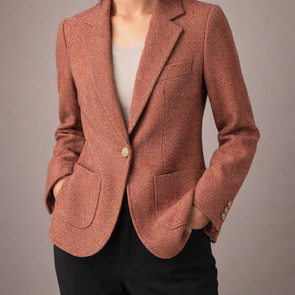 Chiara Tailored Tweed Blazer