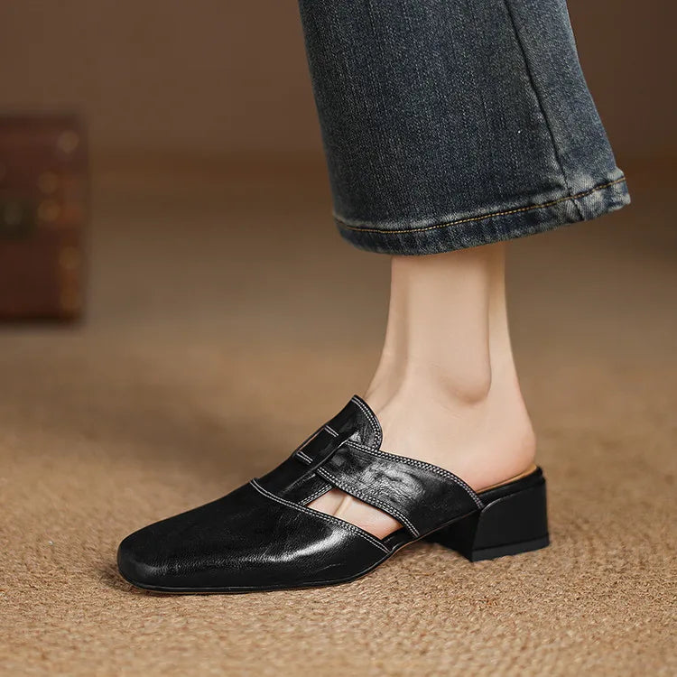 Sierra Genuine Leather Mules
