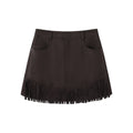 Frida Tassel A-Line Mini Skirt