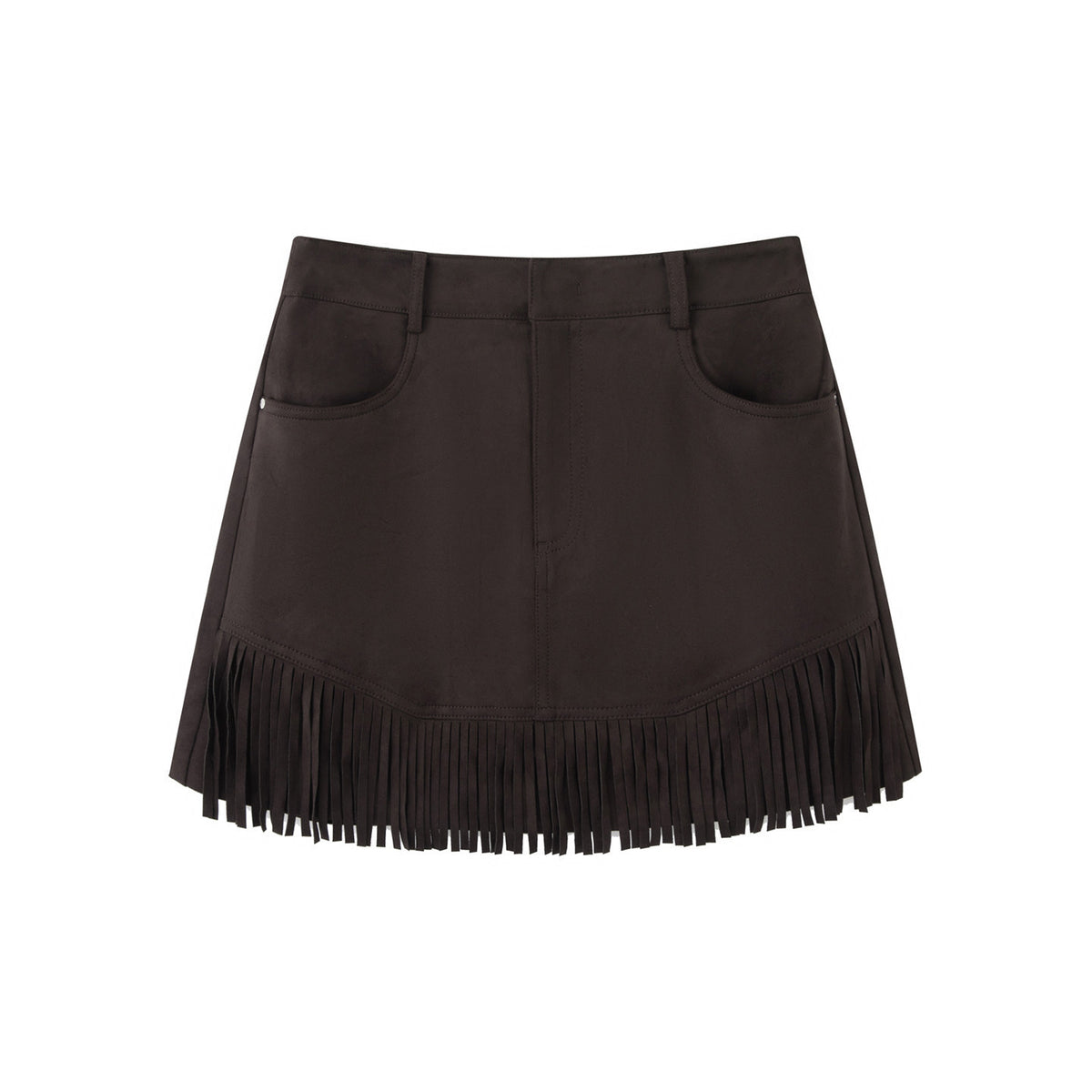 Frida Tassel A-Line Mini Skirt