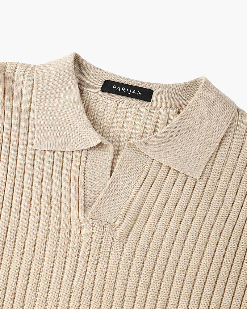Chester Textured Knit Polo