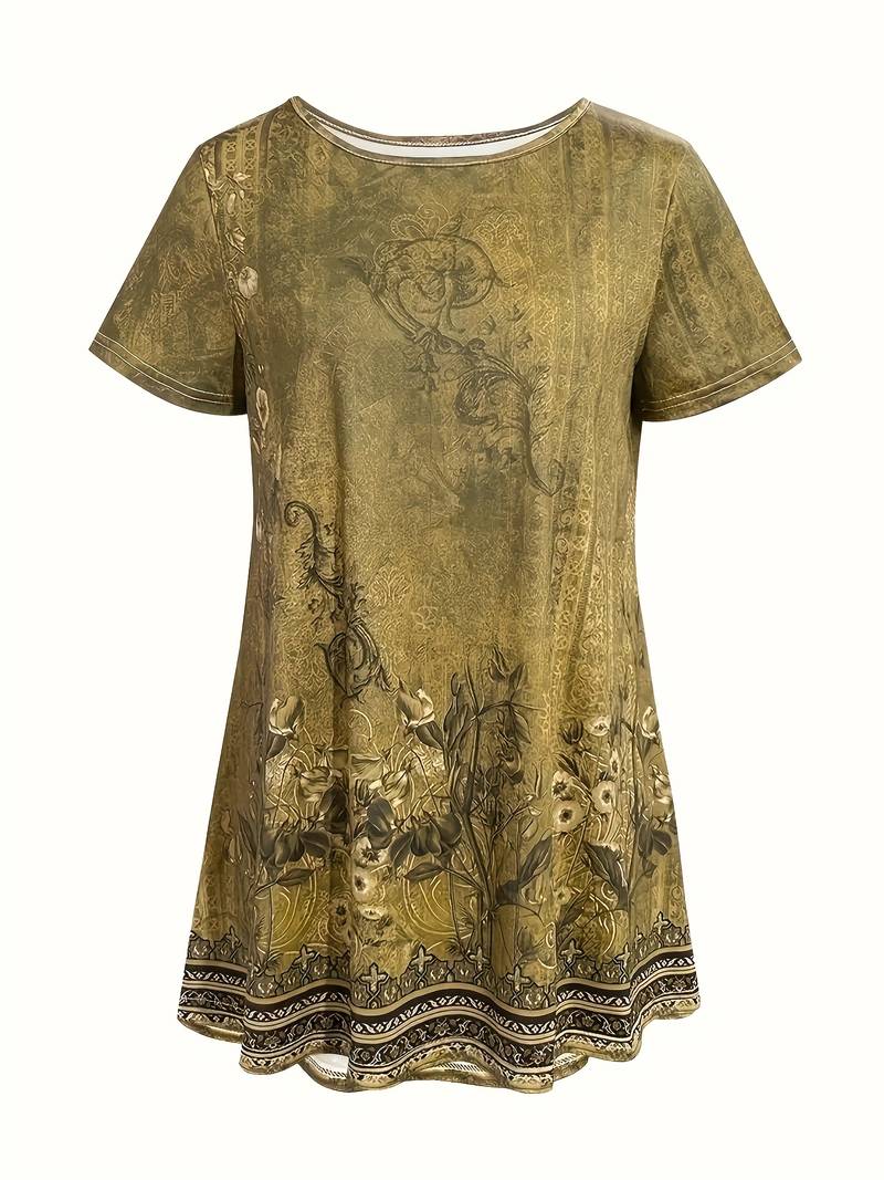 Abhishani Floral Loose-Fit T-Shirt