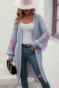 Farley Fringe-Sleeve Cardigan