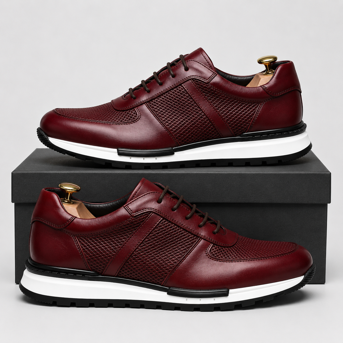 Daniel Refined Leather Sneakers
