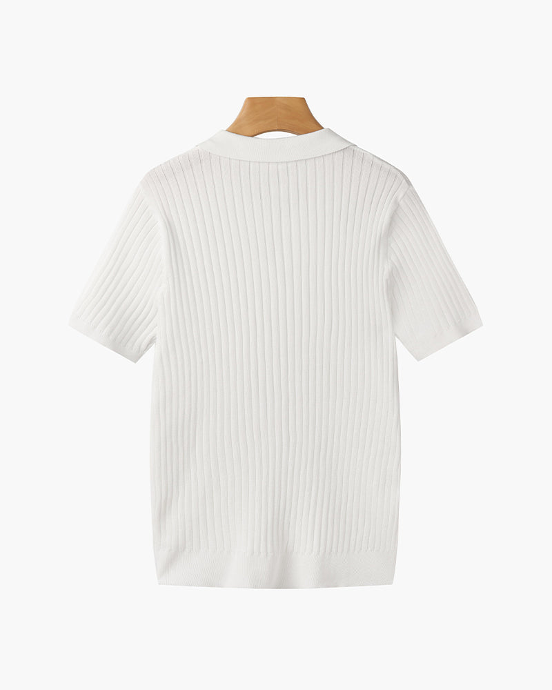 Chester Textured Knit Polo