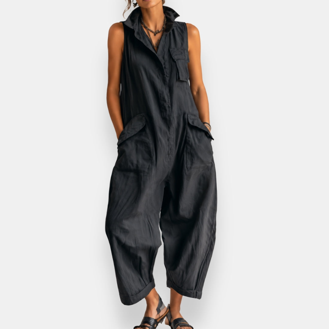Garvin Sleeveless Oversized Jumpsuit