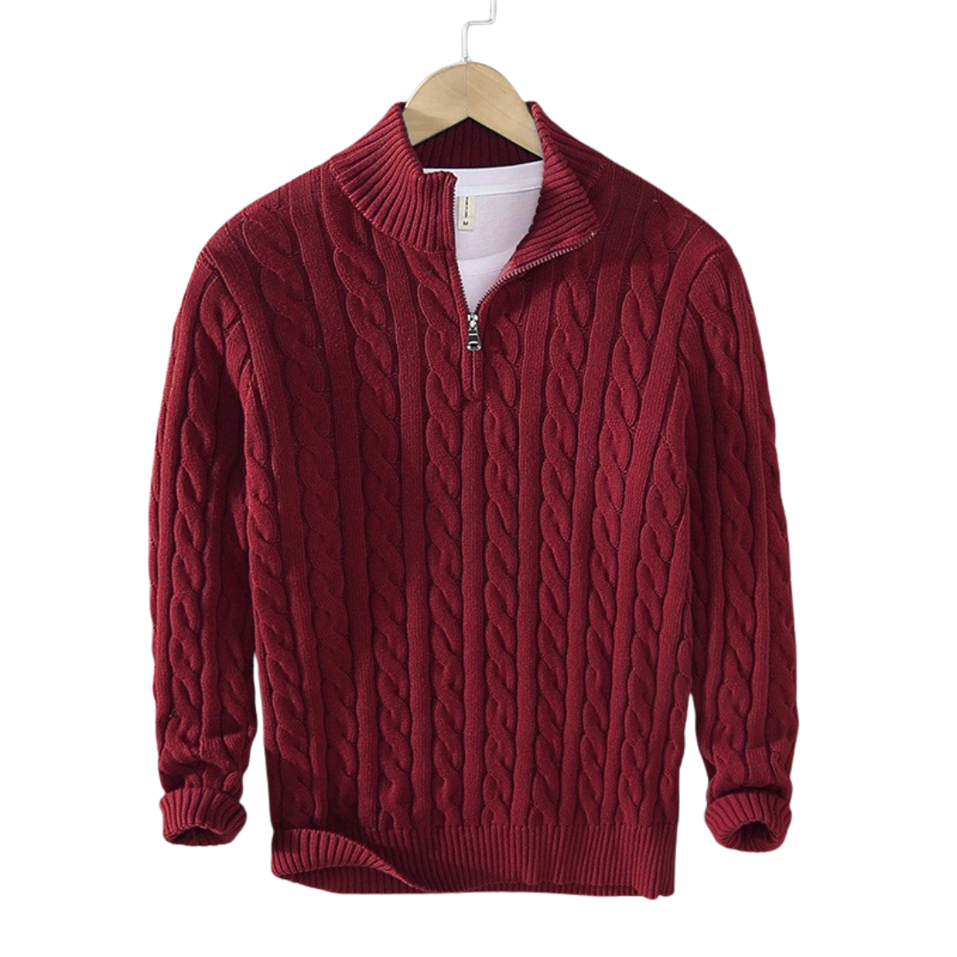 Jasper Quarter-Zip Knit Pullover