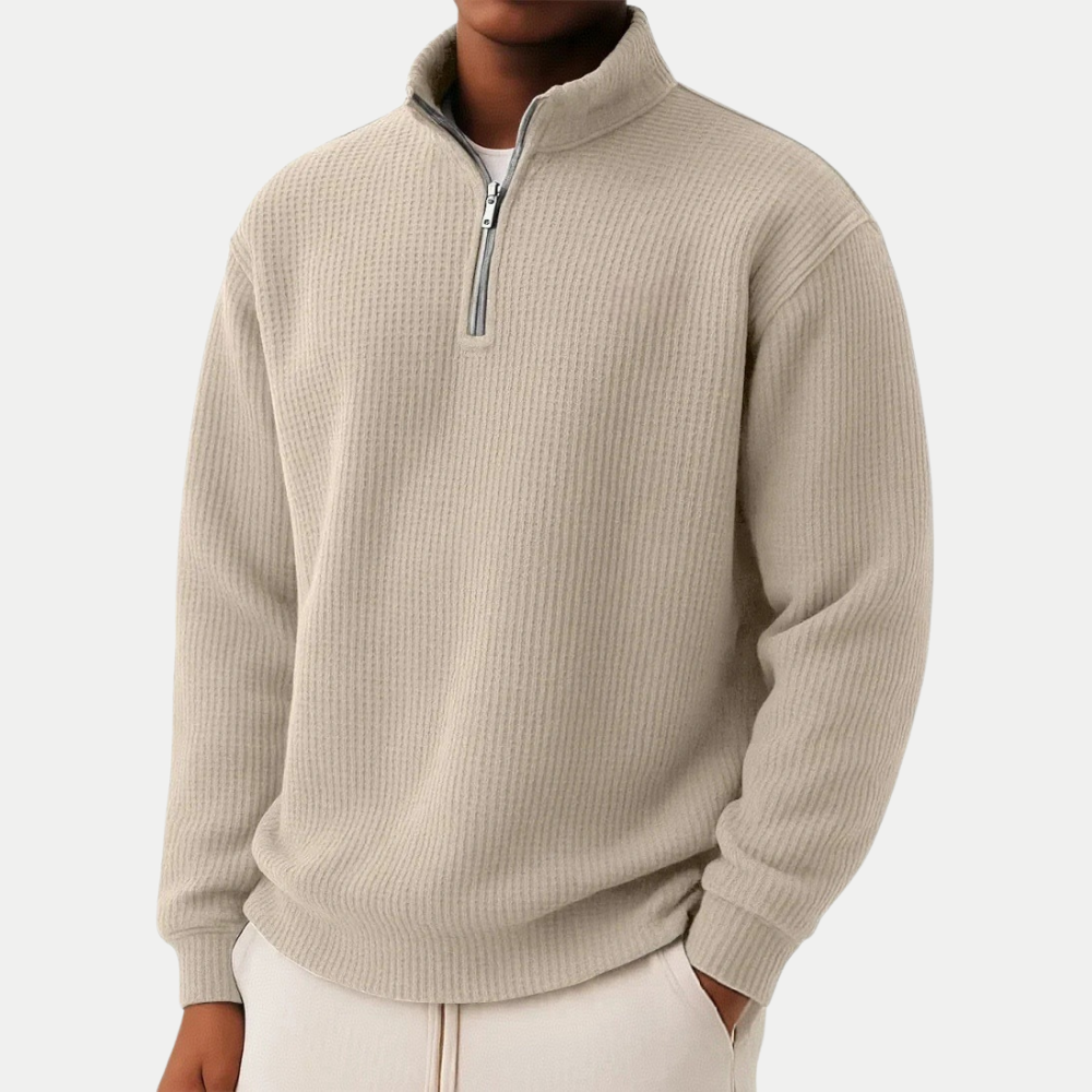 Dario Everyday Zip-Front Pullover