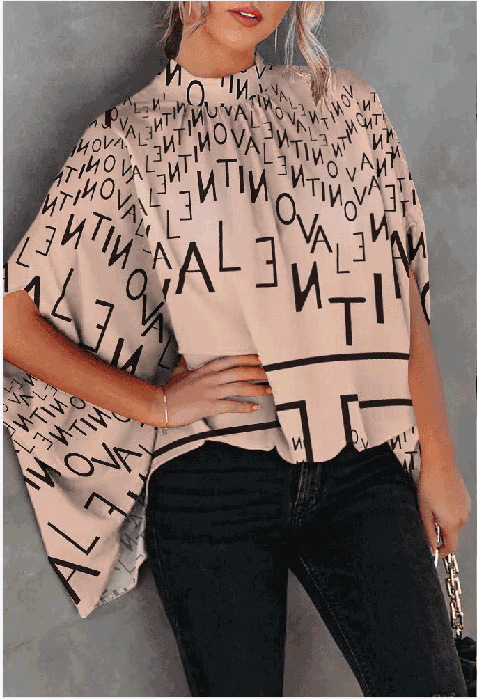 Farah Doll-Sleeve Print Blouse