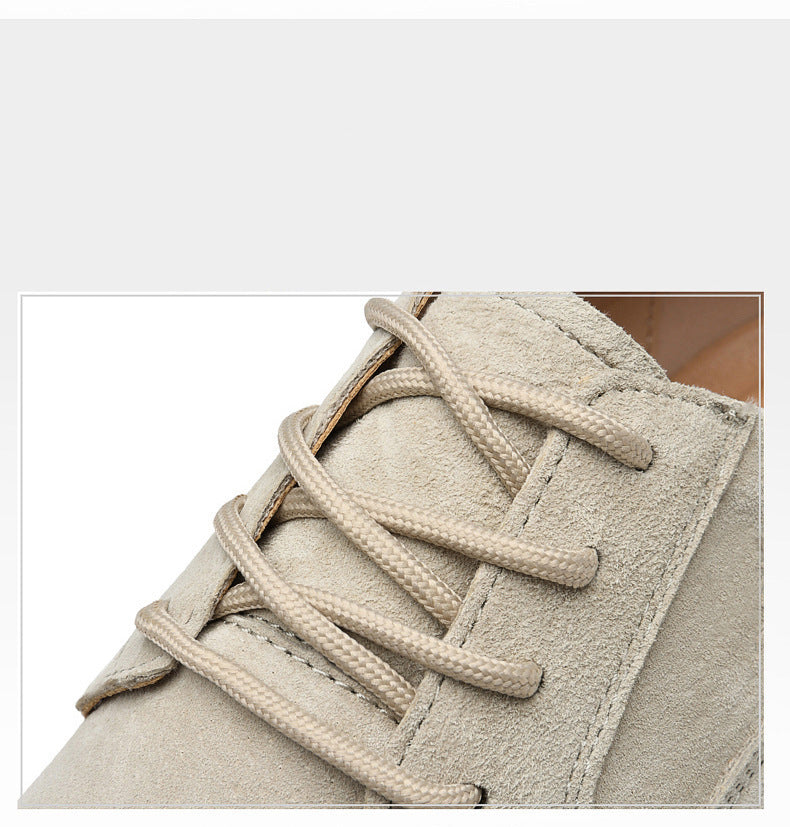 Landon Suede Casual Derby Shoes