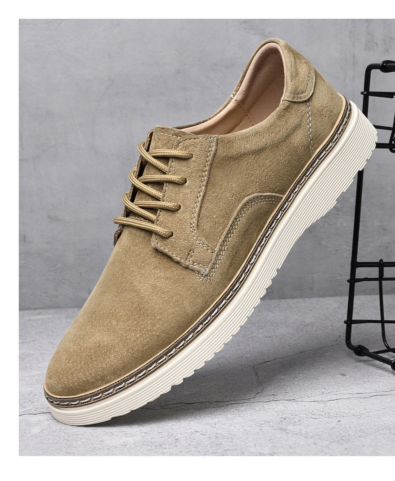 Landon Suede Casual Derby Shoes